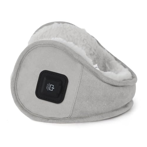 [GNEGNI] 【防寒 耳あて】 電熱イヤーマフ USB充電式 バッテリー内蔵 3段階温度調節 最長10時間使用可能 蓄熱効果アップ 耳痛くない コンパクト設計 裏起毛 男性 女性 バイク 通勤 スキー 冷凍庫作業 冬ギフトに最適