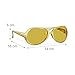 Relaxdays Gafas Rockero, Accesorio Disfraz de Carnaval, Fiestas Temáticas Años 70, Plástico,...