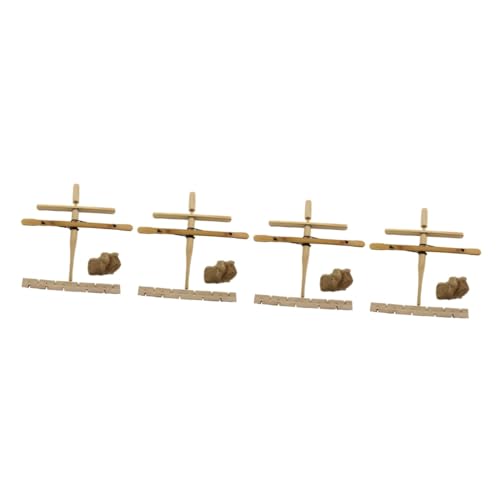 Happyyami 4 Sets Camping Fire Equipments Outdoor Fire Making Tool Portable Fire Starter Drill Lighter