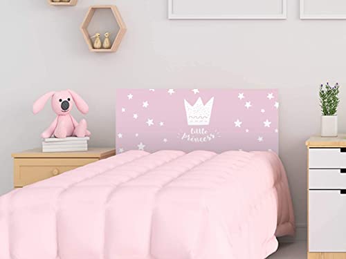 Cabecero Cama Pegasus Infantil Little Princess, 135x60cm, Disponible en Varias Medidas, Cabecero Ligero, Elegante, Resistente y Económico