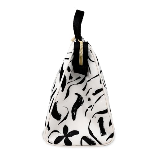 Image of kate spade new york Insulated Lunch Tote, Painters Garden | Cute Insulated Soft Cooler Bag, Adult Lunch Box with Silver Thermal Interior Lining and Mesh Storage Pocket