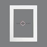 Alison Kingsgate A1 White Picture Mounts for A2 Aperture-Precision Cut Cardboard Photo Mounts with Aperture-Ideal for Posters, Prints & Certificates – Multiple Sizes & Colors Available