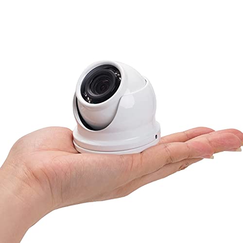 Lapetus TVI CVI AHD Mini caméra dôme analogique 1080p Caméra de sécurité étanche IR Dome 2MP 4 en 1 hybride 2.8 mm Vision nocturne infrarouge CCTV...