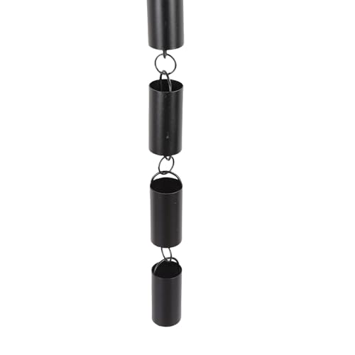 Colector cilíndrico inoxidable en cadena de lluvia de aluminio Sxhlseller 4
