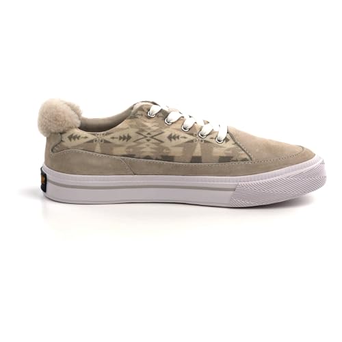 PENDLETON Women's 5 Eye Sneaker – Cozy Fleece Lining, Suede Accents, Winterized Casual Footwear2