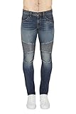 jeans armani uomo ebay Blu scuro Armani Exchange J27 Skinny Biker, Jeans Uomo, Viola (Indigo Denim), 31