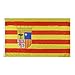 Produktbild AZ FLAG - Flagge Aragonien - 150x90 cm - Aragonien Fahne 100% Polyester mit Messing-Ösen - 110g