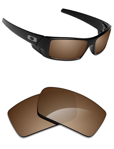 Image of Alphax Polarized Replacement Lenses for Oakley Gascan OO9014 60mm Sunglasses | Glare Reduction | Precision Cutting