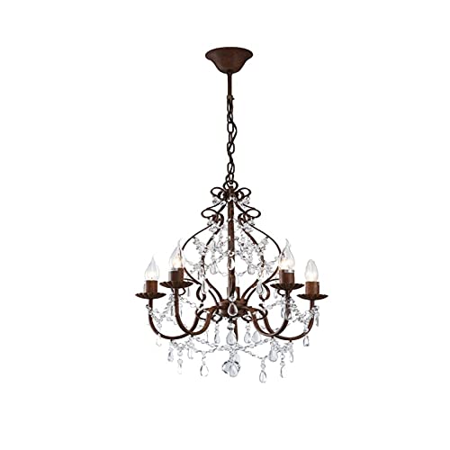 Luminaire encastré plafonnier lampe suspendue fer forgé E12