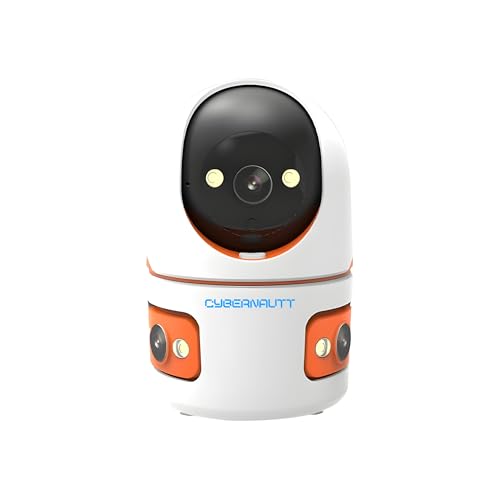 Image of XUGA Cybernautt Series V6Z 6MP FHD Triple Lens WiFi Outdoor CCTV Camera | PTZ | Color Night Vision | 3 View Screen | Motion Detection | Two-Way Audio|128GB