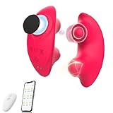 Jpscor Vibration für Frauen Sex Spielzeug für die Frau mit APP & Fernbedienung, Butterfly tragbarer G-Punkt und Klitoris Vibrator mit 10 Modi, Vibratorensets für Frauen Sexspielzeug für Paare