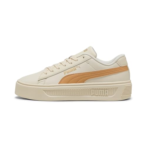 Image of Puma Womens Smash V3 Platform Lace Up Sneakers Shoes Casual