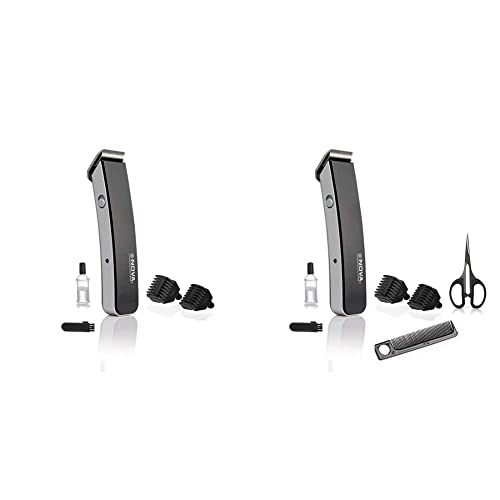 Image of Nova NHT-1045 Rechargeable Cordless Beard Trimmer for Men (Black) & Nova NHT - 1047 Pro Skin Advance Rechargeable Cordless Beard Trimmer for Men(Black)