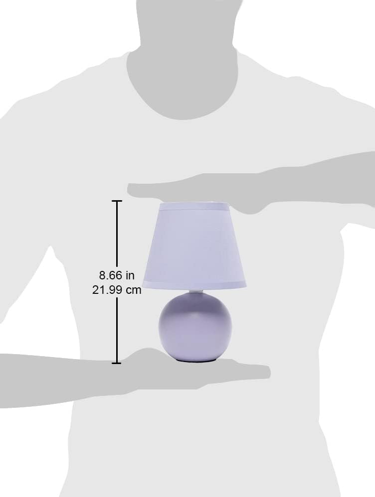 Miniatura 2 de Simple Designs - Mini lámpara de mesa de globo de cerámica Home Simple Designs