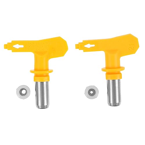 HOUDERCO 2Piezas Boquillas de Pulverizador Sin Aire Pintura Industrial y Decorativa Compatibles con Herramientas de Pulverización Instalación y Uso Práctico