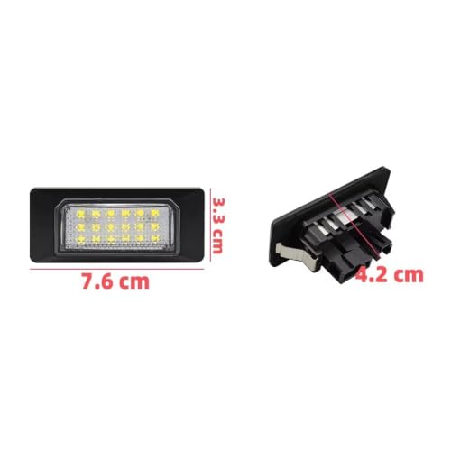 Luces de matrícula para VW Passat Alltrack y B8, acabado elegante y resistente 2
