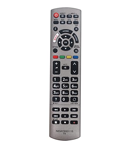 AULCMEET N2QAYB001115 sub N2QAYB001120 N2QAYB001178 N2QAYB001179 Replace Remote fit for Panasonic TX-40EXF687 TX-58EXW784 TX-65EX610E TX-55EXN688 TX-65EXW784 TX-75EX750B TX-75EX780E TX-43EXW754 - Image 2