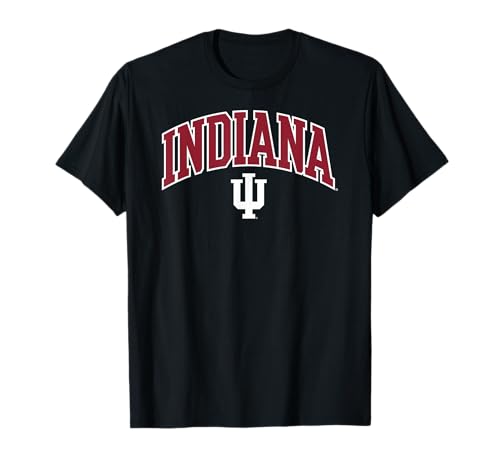 Indiana Hoosiers Arch Over Logo Officially Licensed T-Shirt