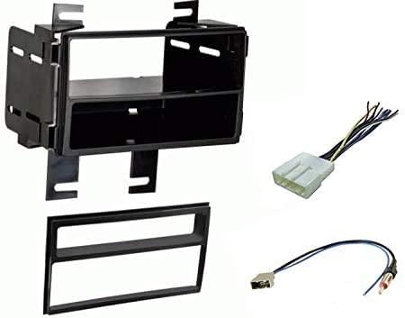 Premium Car Stereo Install Dash Kit, Wire Harness, and Antenna Adapter for Installing a Single Din Aftermarket Radio for Some Nissan Rogue Vehicles - See Compatible Years and Models Below
