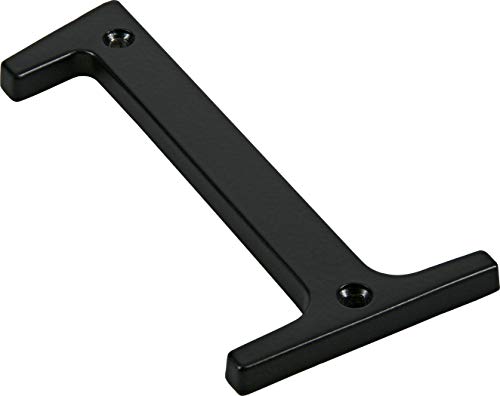 Distinctions 843141 Black Flush-Mount 4-Inch House Number 1 - Image 5