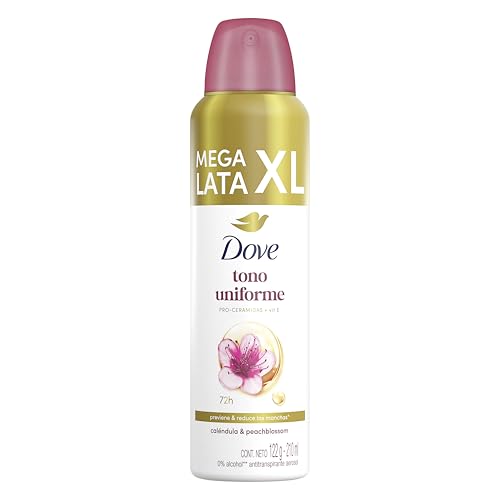 Consejos para Comprar Heiress los 10 mejores. 41 DOVE Antitranspirante XL en Aerosol Tono Uniforme Caléndula, desodorante para mujer que previene y reduce las manchas* en las axilas, con aceite de caléndula y vitamina E 210 ml