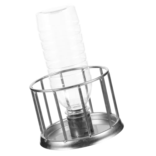 Mikikit Mini Turtle Water Dish Stainless Steel Reptile Food Bowl Versatile Terrarium Water for Turtles and Lizards Convenient Water Insertion Practical Plate