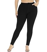 Gboomo Womens Plus Size Dress Pants Stretchy Skinny High Waisted Business Office Casual Work Pant...