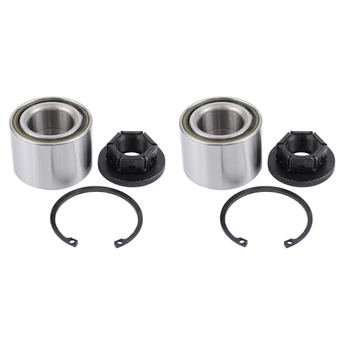HouYeen Rear Left and Right Wheel Hub and Bearing Kit for Fo-rd Fiesta mk5 Focus mk1 Fusion Pu-ma Streetka Ma-zda 2 1997-2012