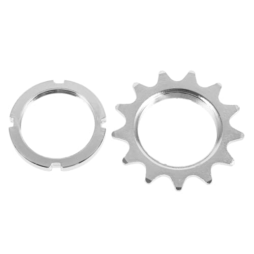 healvian シングルスピード自転車フライホイール 固定ギアハブ用 耐摩耗強化加工済み バイクスプロケットアクセサリー 安定走行と簡単取付