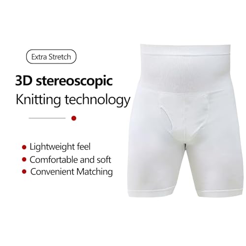 Men’s Shapewear, Compression Shorts Men, Slimming Boxers Briefs, Body Shaper High Waist Mens.4