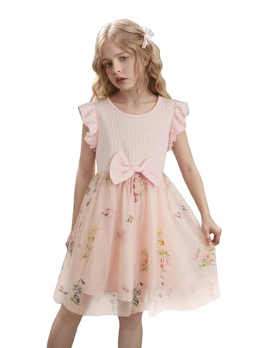 A-Line Fluffy Tutu Birthday Dresses 2025 Tulle Casual Princess Dress for Little Girls II0001