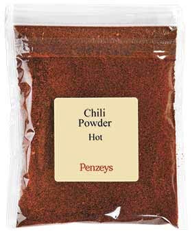 Hot Chili Powder By Penzeys Spices 7.2 oz 1.5 cup bag (Pack of 1)