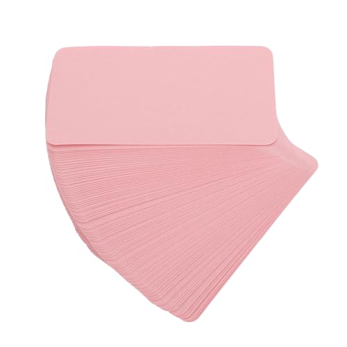 Cartes vierges en papier rose pour loisirs créatifs et échanges professionnels, lot de 1000