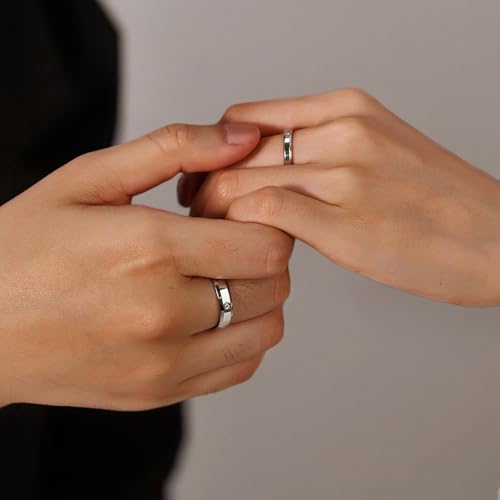 3mm 5mm Wedding Band for Women & Men Stainless Steel Couples Ring Comfort Fit High Polish3