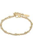 JETTE Damen-Armband Lucky Charm 925er Silber rhodiniert One Size Gold 32010380
