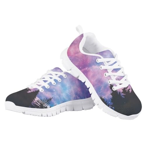 Pinupub Unisex-Child Running Shoes Non Slip Lace Up Sneakers Cute Print Casual Tennis Athletic Shoes4