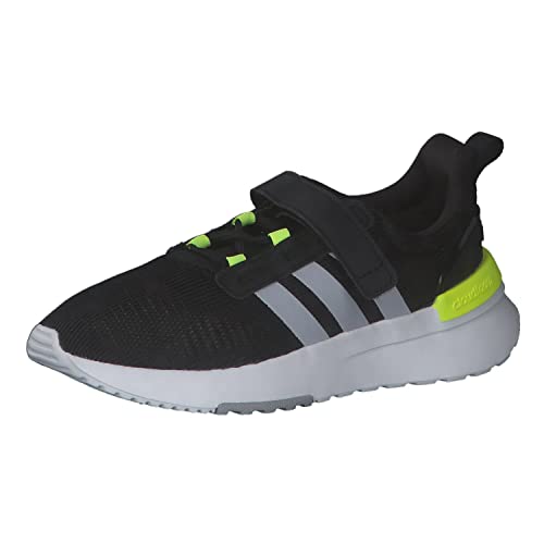 adidas Kinder Sneaker Racer TR21 C Core Black/Halo Silver/Solar Yellow 32