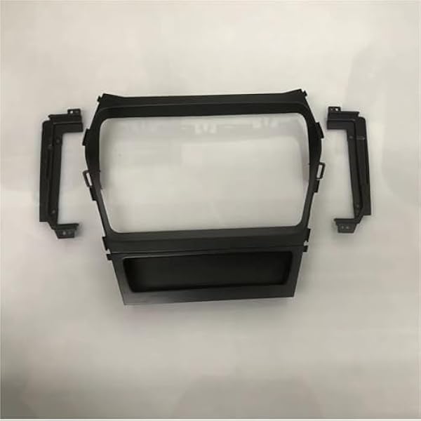 Rama panelu radia Pasuje do HYUNDAI IX45 Pasuje do SANTA FE 2013-2018 Panel stereo do montażu na desce rozdzielczej 2 Din Car DVD Bezel Frame 9 cali Rama radia samochodowego
