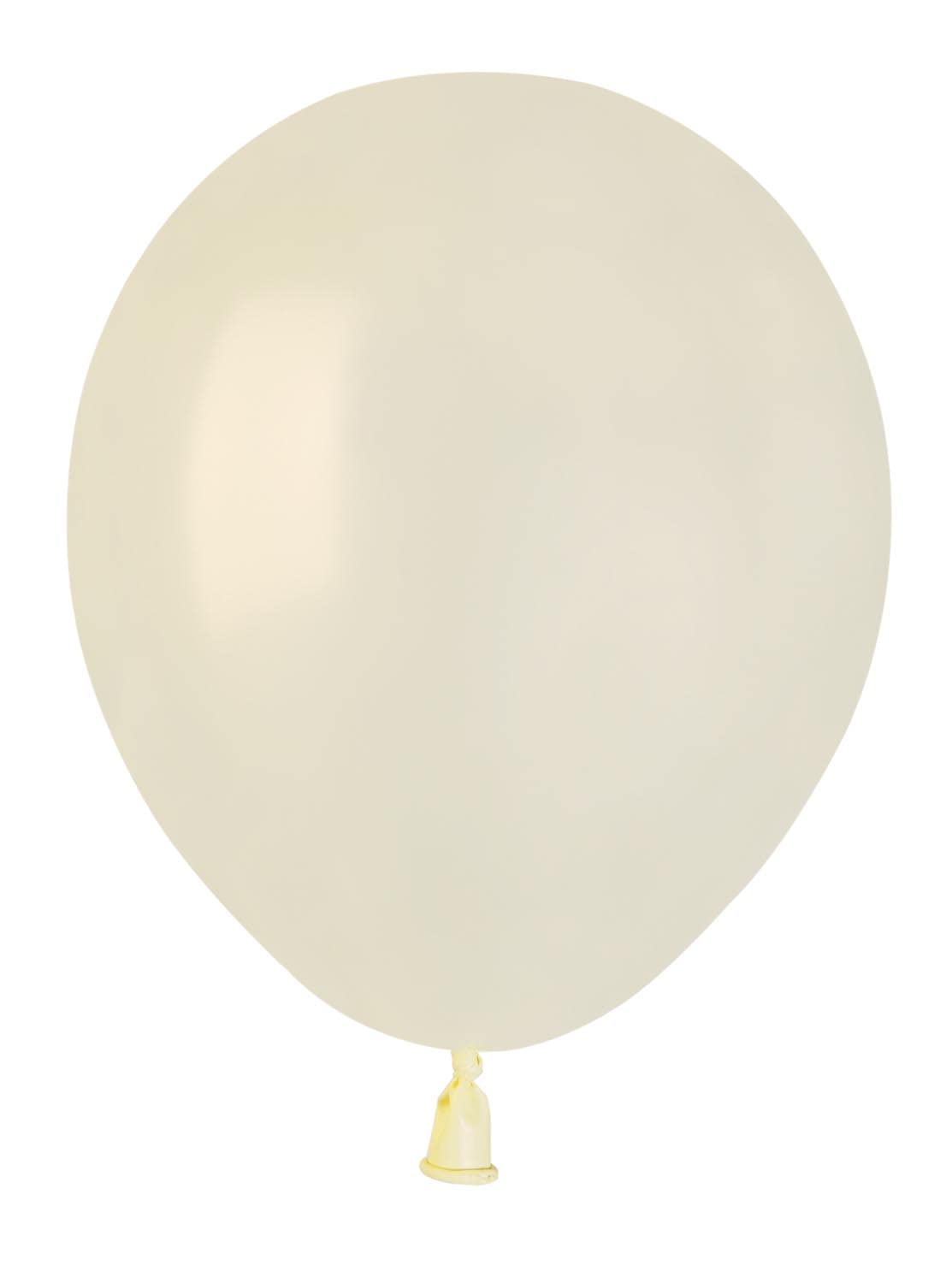 Pack 100 balloons pearly in natural latex Premium Quality A50 (Ø 13cm / 5"), ivory white pearl