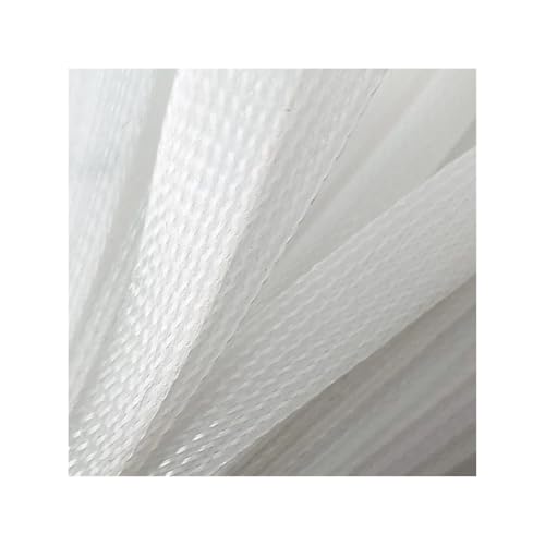 Manicotto a treccia in PET isolato 1/5/10M 3/4/6/8/10/12/14mm Protezione stretta for guaina avvolgente for filo ad alta densità Nero Rosso Guaina for cavo(Clear,12mm,2M)