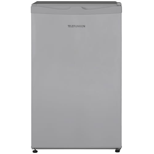TELEFUNKEN Kühlschrank mit Gefrierfach (nur für Eiswürfel) | Freistehend | 89 Liter Nutzinhalt | Kühlschrank klein mit Gemüsefach | LED-Beleuchtung | Türanschlag wechselbar | CF-33-101-S2 silber TELEFUNKEN Kühlschrank mit Gefrierfach (nur für Eiswürfel) | Freistehend | 89 Liter Nutzinhalt | Kühlschrank klein mit Gemüsefach | LED-Beleuchtung | Türanschlag wechselbar | CF-33-101-S2 silber