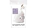 simplehuman Code Q 240 Count, Genuine Custom Fit Liners, Drawstring Trash Bags in Dispenser Packs, 50-65 Liter / 13-17 Gallon