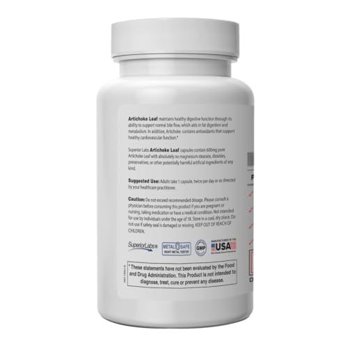 image for Superior Labs – Artichoke Leaf NonGMO Powerful with Caffeoylquinic A