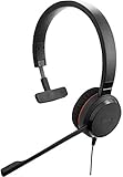 Jabra Evolve 30 II Wired Headset, Mono, MS-Optimized – Telephone Headset with Superior Sound for...