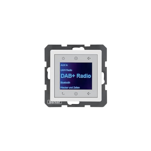Radio Touch UP Berker Dab+ BT Q.x blanc polaire encastrable sa 30846089