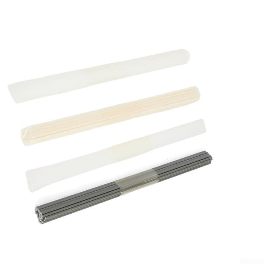 Soldador de plástico de 75 W, TPO PP, kit de reparación con 50 varillas, herramienta de soldadura de 450 °C para parachoques de coche y materiales automotrices, 220 V UK