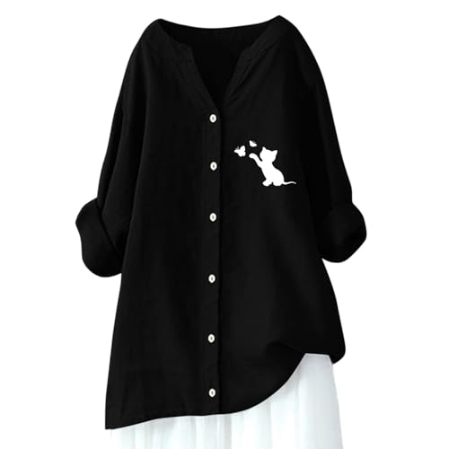 Gaze de coton femme avec manches 3/4 coupe ample et robe tunique en lin col en V froissé