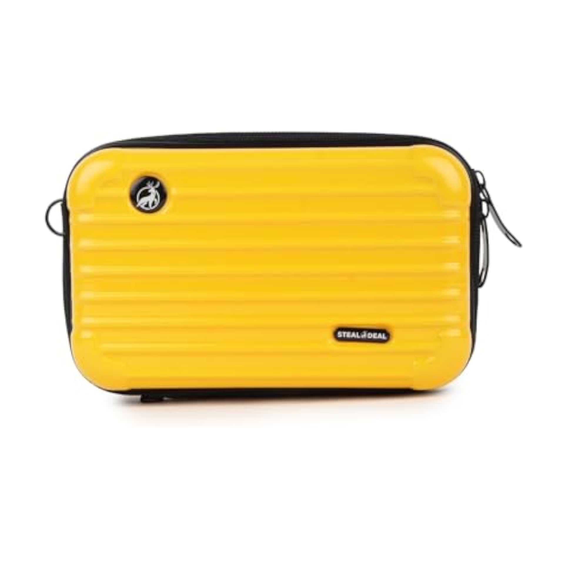 Portable Hard Shell Vanity Bag with Adjustable Strap, Waterproof