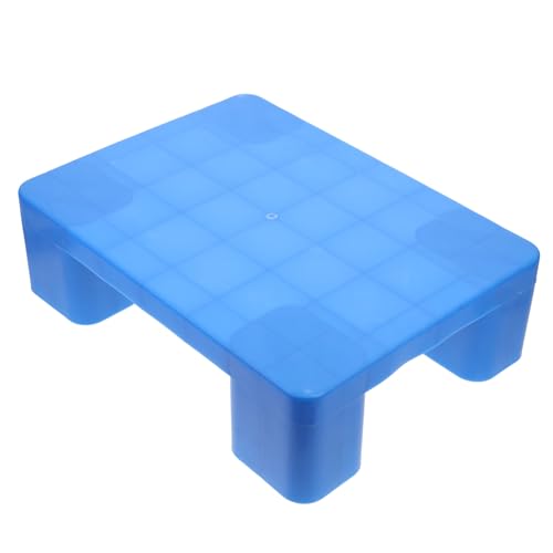 Veemoon Palet Plástico Antimoho para Almacén 40X30X12 CM Azul Almohadilla Rejilla Resistente para Garaje y Sótano Palet Suelo para Supermercado y Uso Industrial
