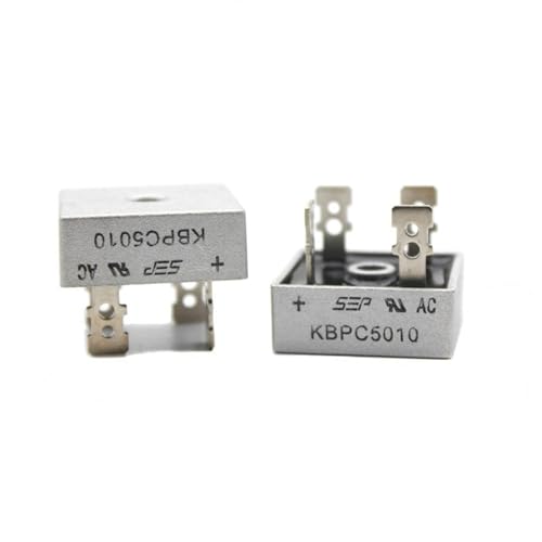 Puentes KBPC 5010 de 50A y 1000V pack de 5 rectificadores de corriente